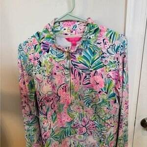 Lilly Pulitzer Quarter-Zip Pullover GUC